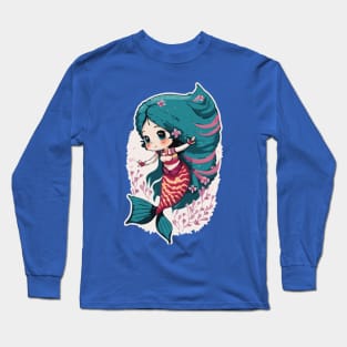 cute mermaid Long Sleeve T-Shirt